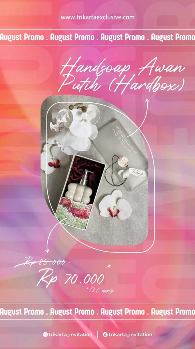 Handsoap Awan Putih Hard Box 