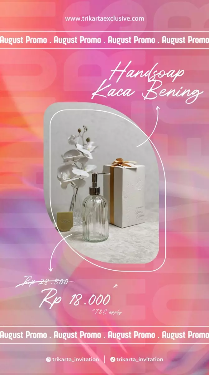 Handsoap Kaca Bening