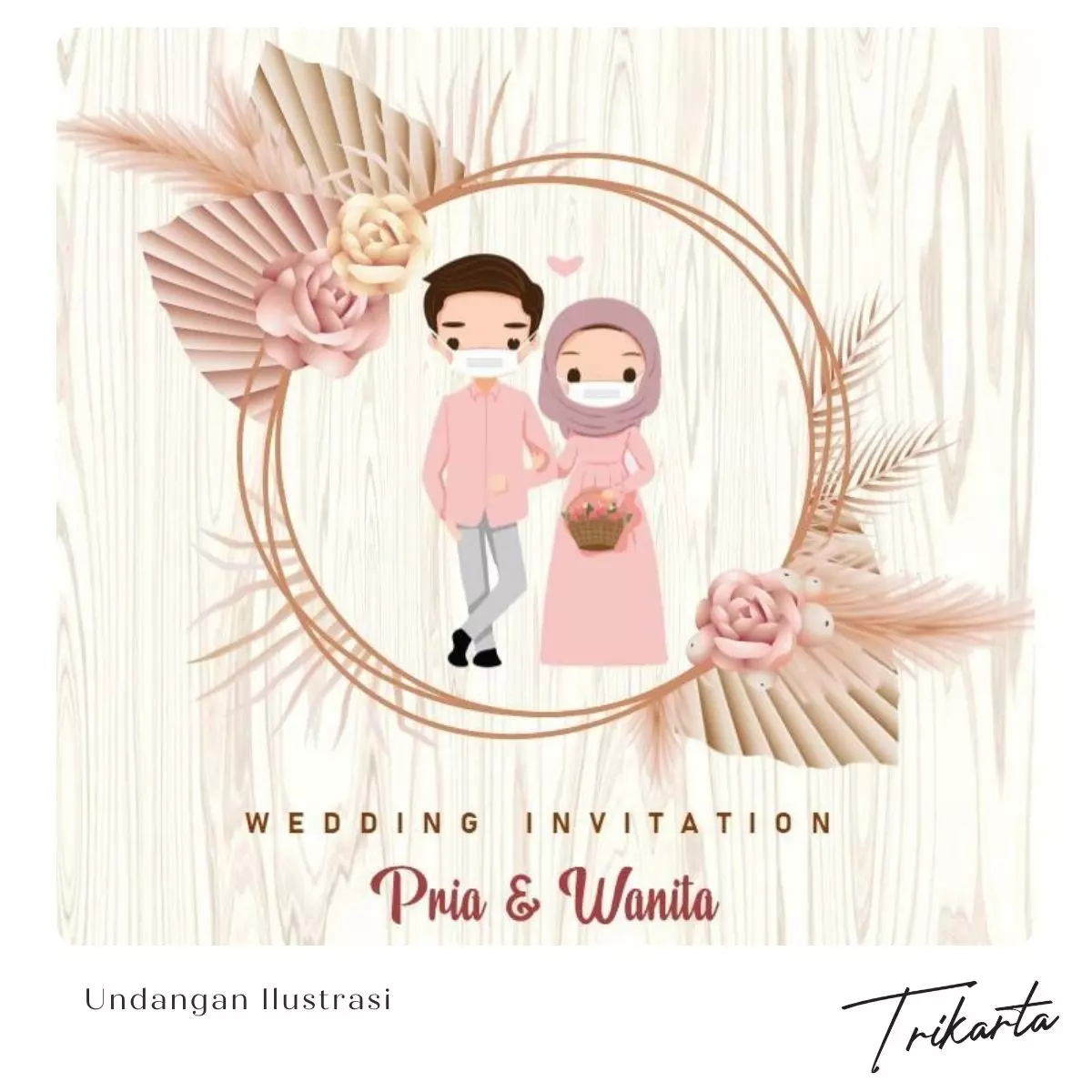 6. Undangan Ilustrasi Personal