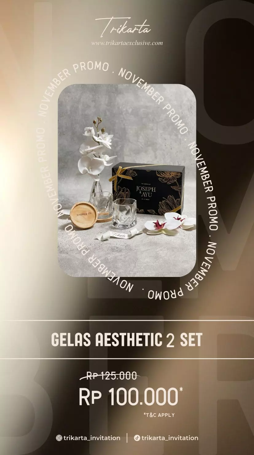 Gelas Aesthetic 2 Set