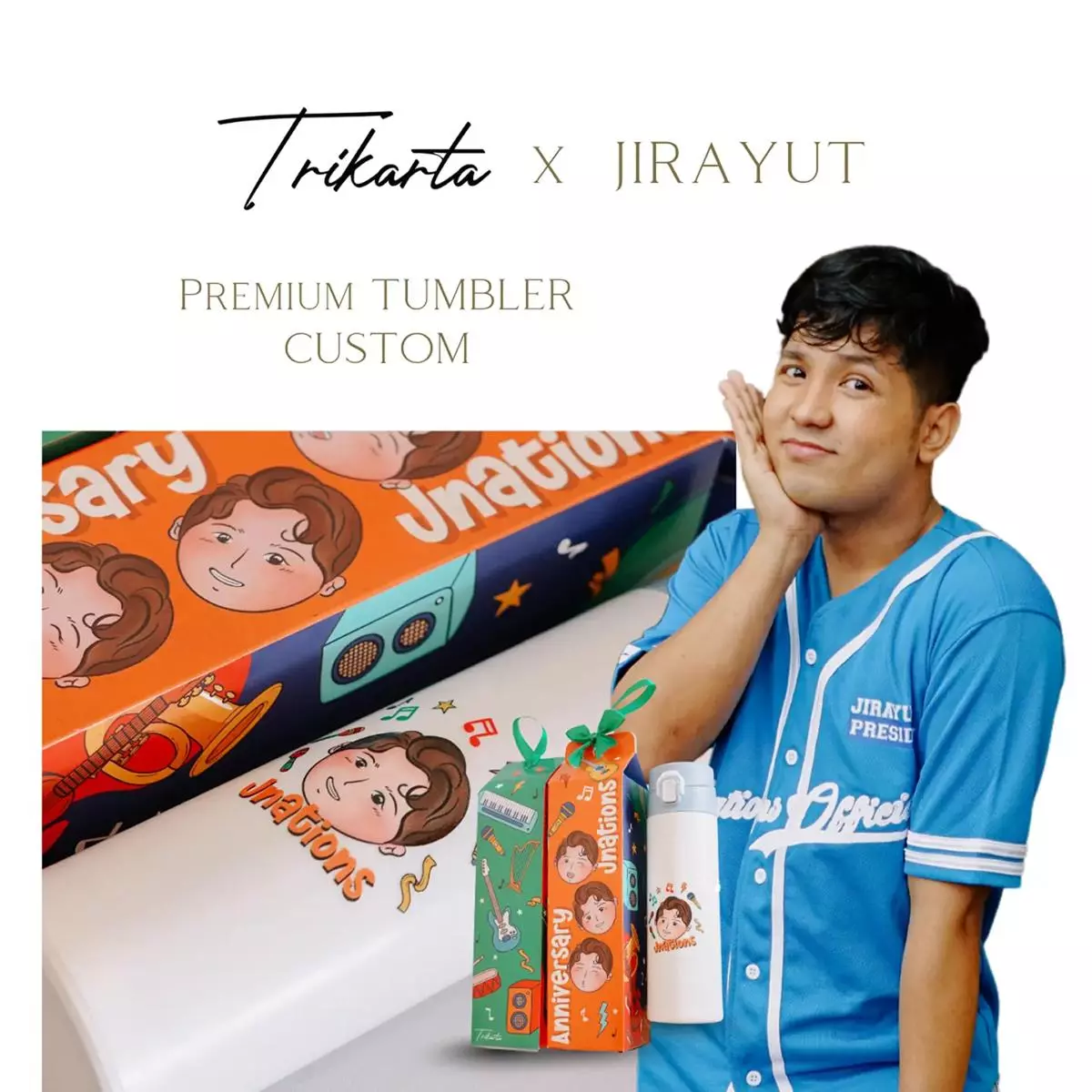 6. Jirayut, Tumbler Warna-Warni yang Fun dan Unik