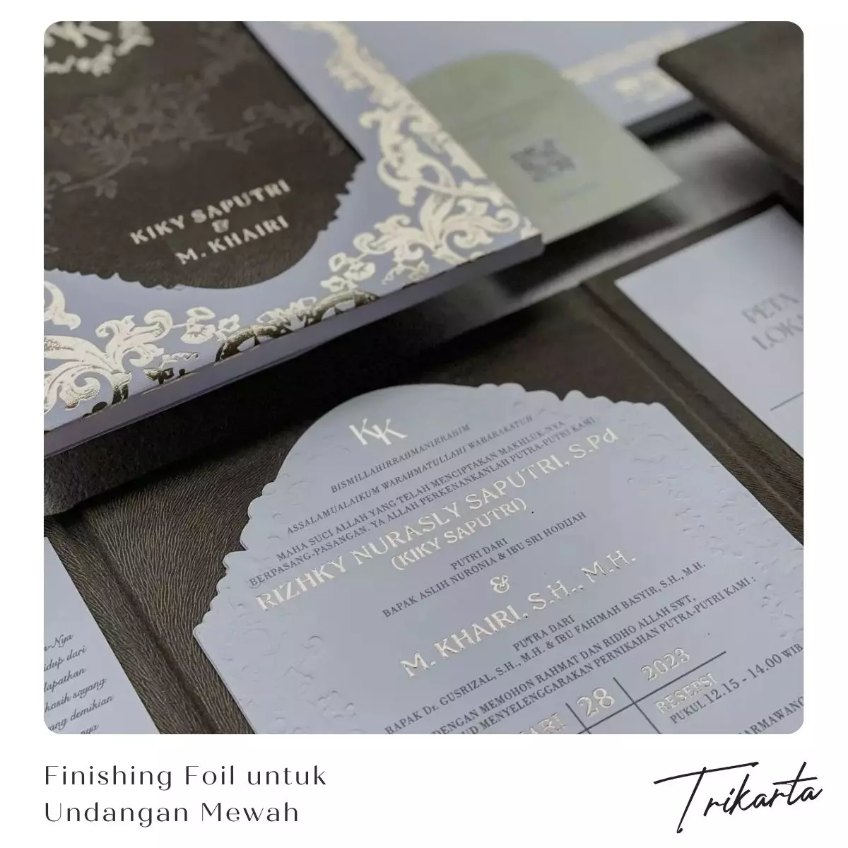 Finishing Foil untuk Tampilan Undangan yang Lebih Mewah