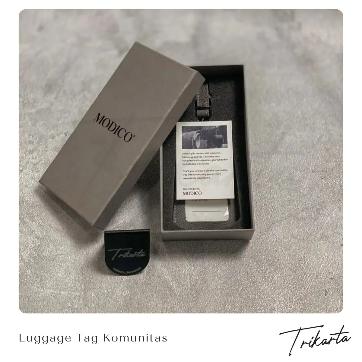 5. Luggage Tag Sesuai Tema Komunitas