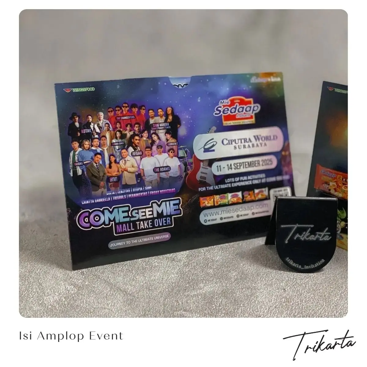 Apa Saja yang Bisa Dimasukkan ke Dalam Amplop Event?