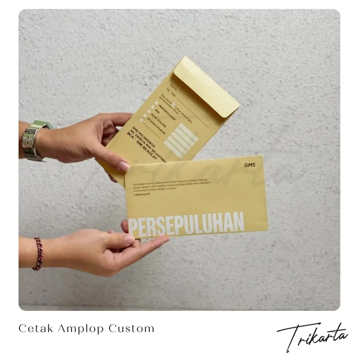 Cetak Amplop Perusahaan Custom di Trikarta Malang
