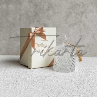 Crystal Diamond M Packing Hardbox Custom Foil Gold