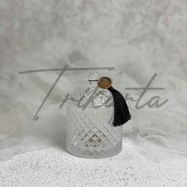 Crystal Diamond Oval M Waxseal - Tali Tazel B Packing Paperbox