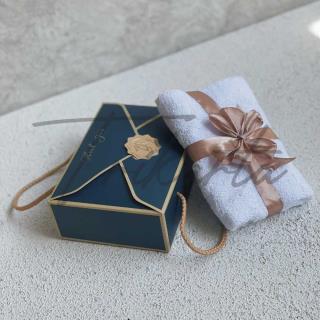 Handuk 30 x 70cm (warna khusus) Packing Box Custom Tali Kur