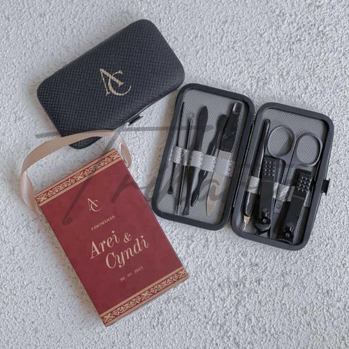 Manicure Hitam 9 Set