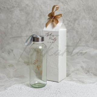 Botol Kaca Bening Cetak 1 Warna