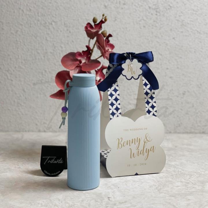 Botol Kaca Macaron Paperbox Tenteng Ombak