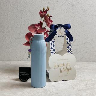 Botol Kaca Macaron Paperbox Tenteng Ombak