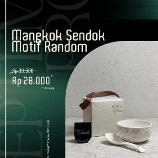 Mangkok Sendok Motif Random