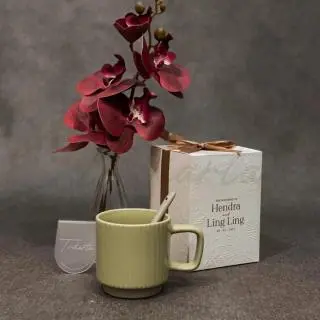 Mug Garis (Tanpa Sendok)