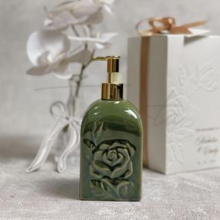 Handsoap Keramik Mawar Sage Green