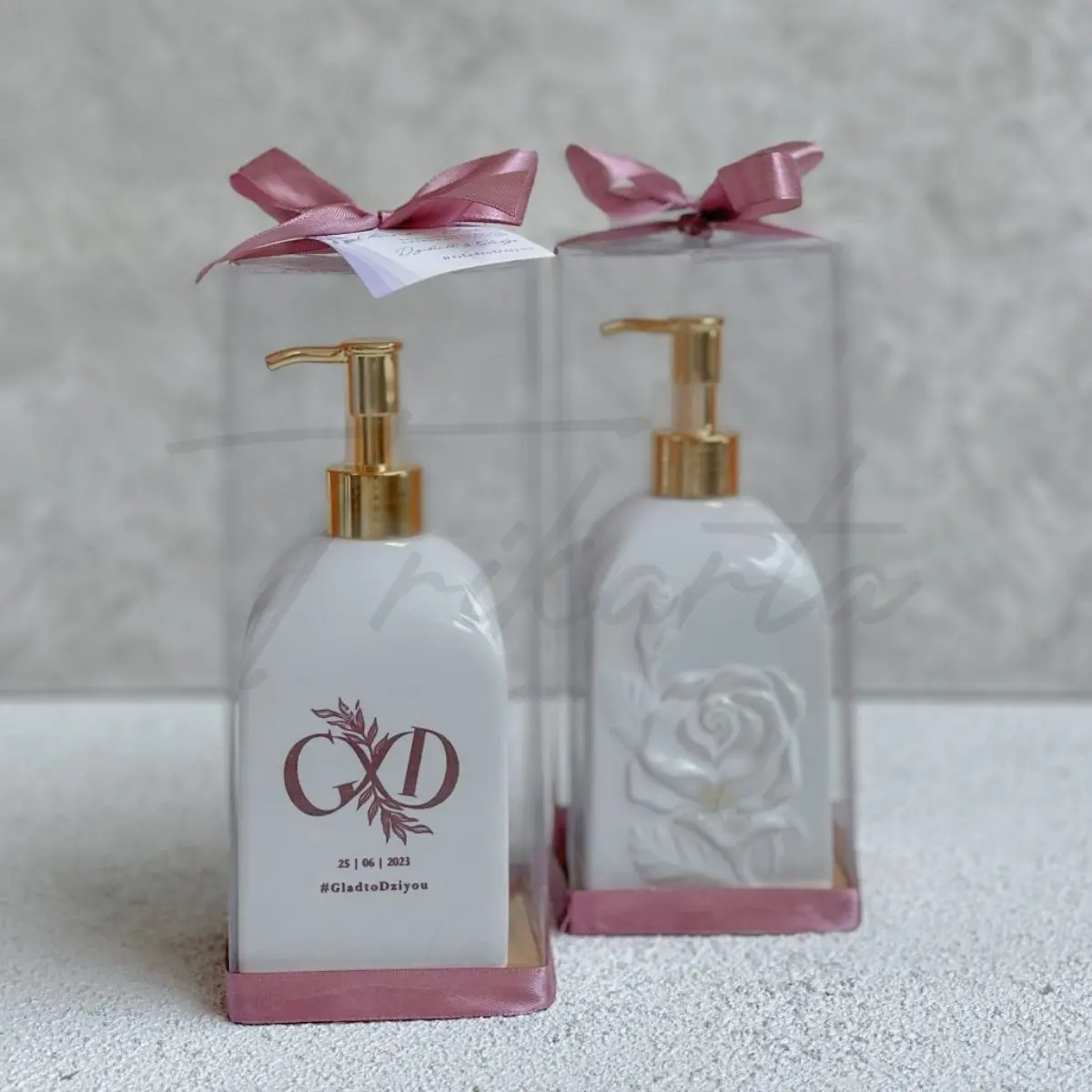 Handsoap Keramik Mawar Packing Mika