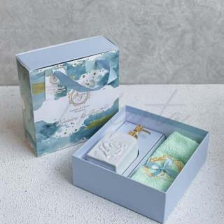 Handsoap Keramik Mawar Putih Hardbox Paperbag