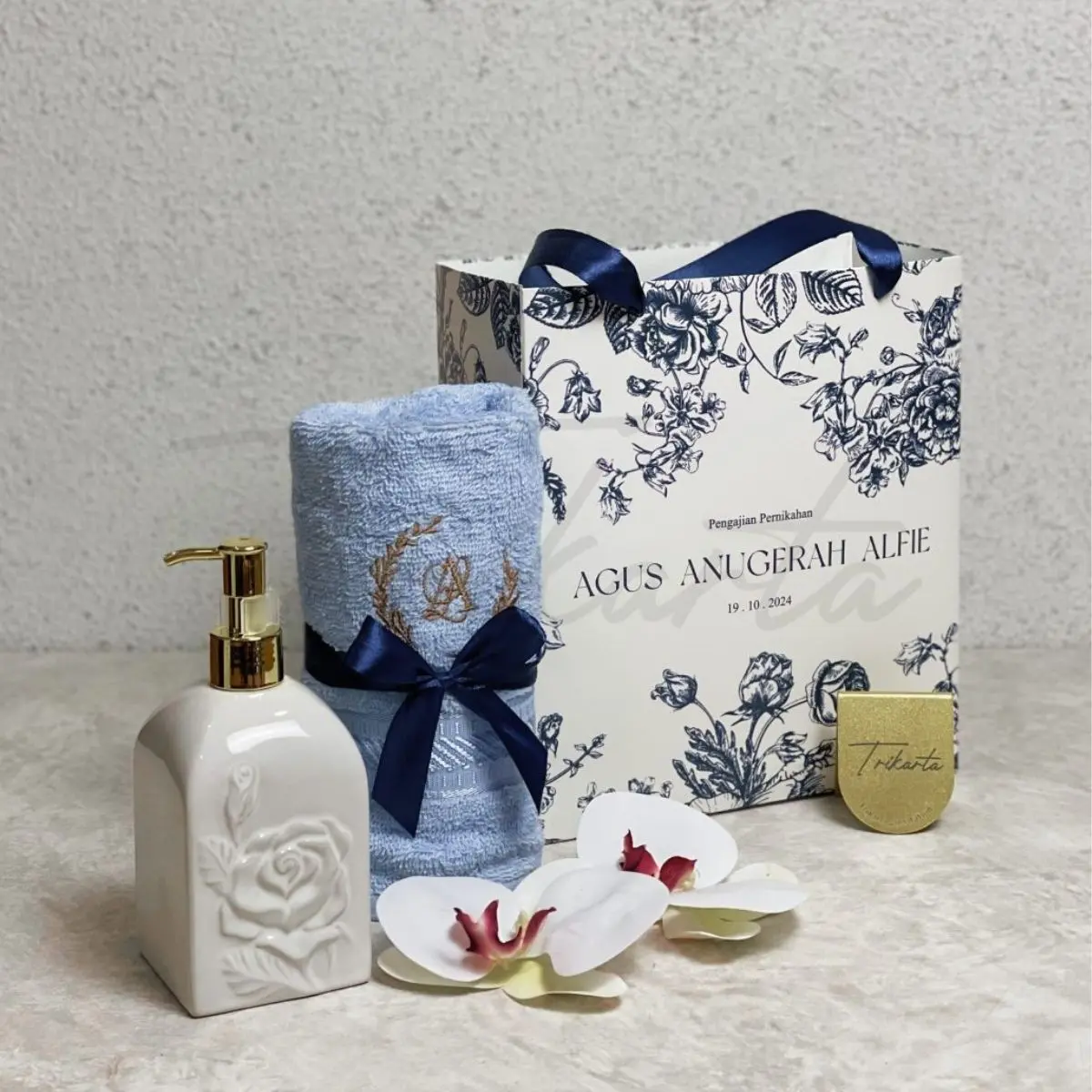 Handsoap Keramik Mawar Handuk Sport Warna