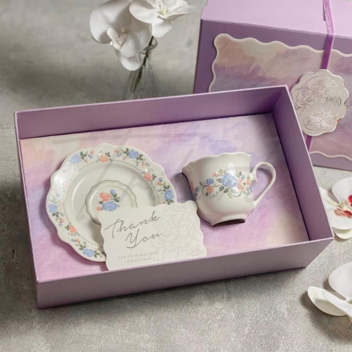 Tea Cup Set Purple